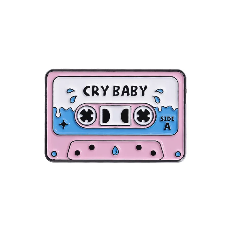 New Melanie Brooch Martinez Enamel Pins Tape 'CRY BABY' Singer Same Luxury Copper Lapel Badges Cartoon Jewelry Gift