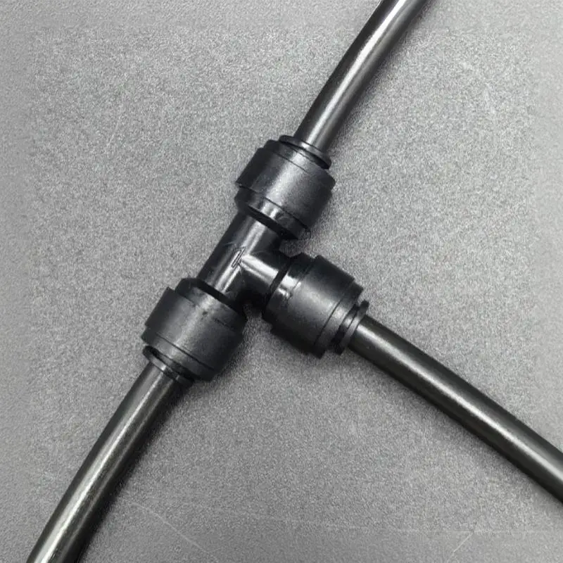 【BA】RO Water Fitting Straight Elbow Tee POM Coupling Hose PE Pipe Glass Bulkhead Connector Water Filter Parts 1/4 6.35mm view 5