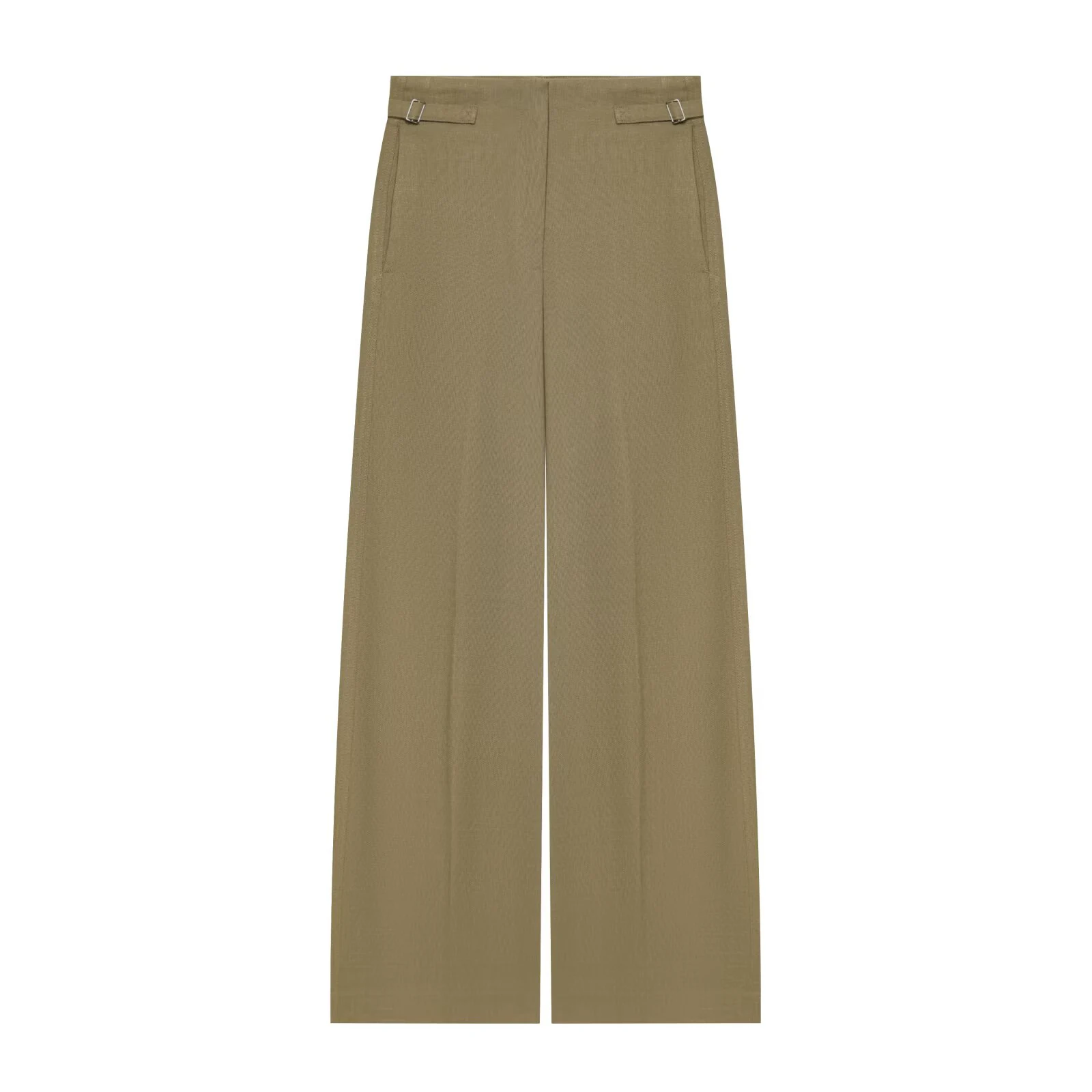 2026 autumn new women's clothing style simple solid color fashionable versatile high waist straight leg wide leg suit pants