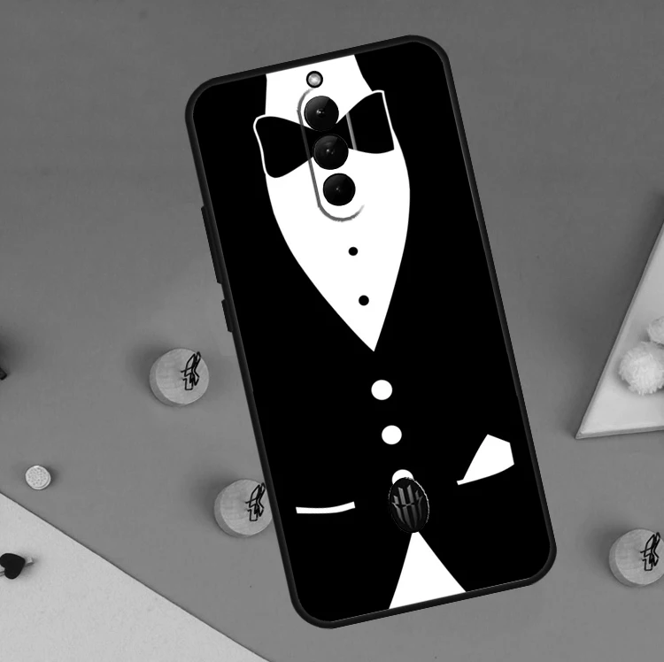 Man Suit Shirt Tie Case For Red Magic 9 8 10 Pro Plus 6 6S 7S 7 Pro 5G 6R RedMagic 9S 8S 10S Pro Plus Cover - view 6