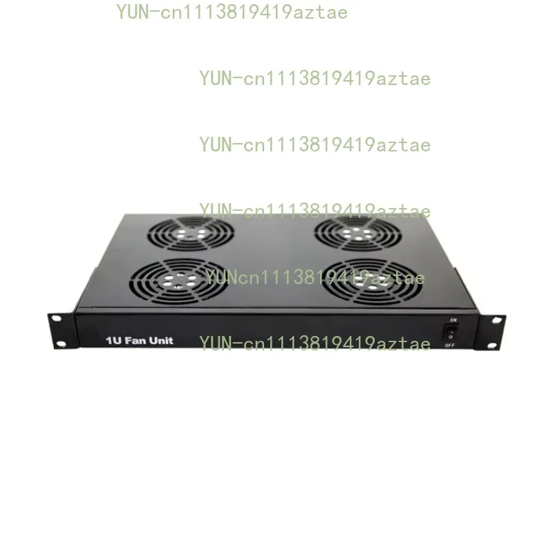 4 Fan Shelf Cooling Unit Fits Standard 19-inch Rack Server Rack Mount Fan