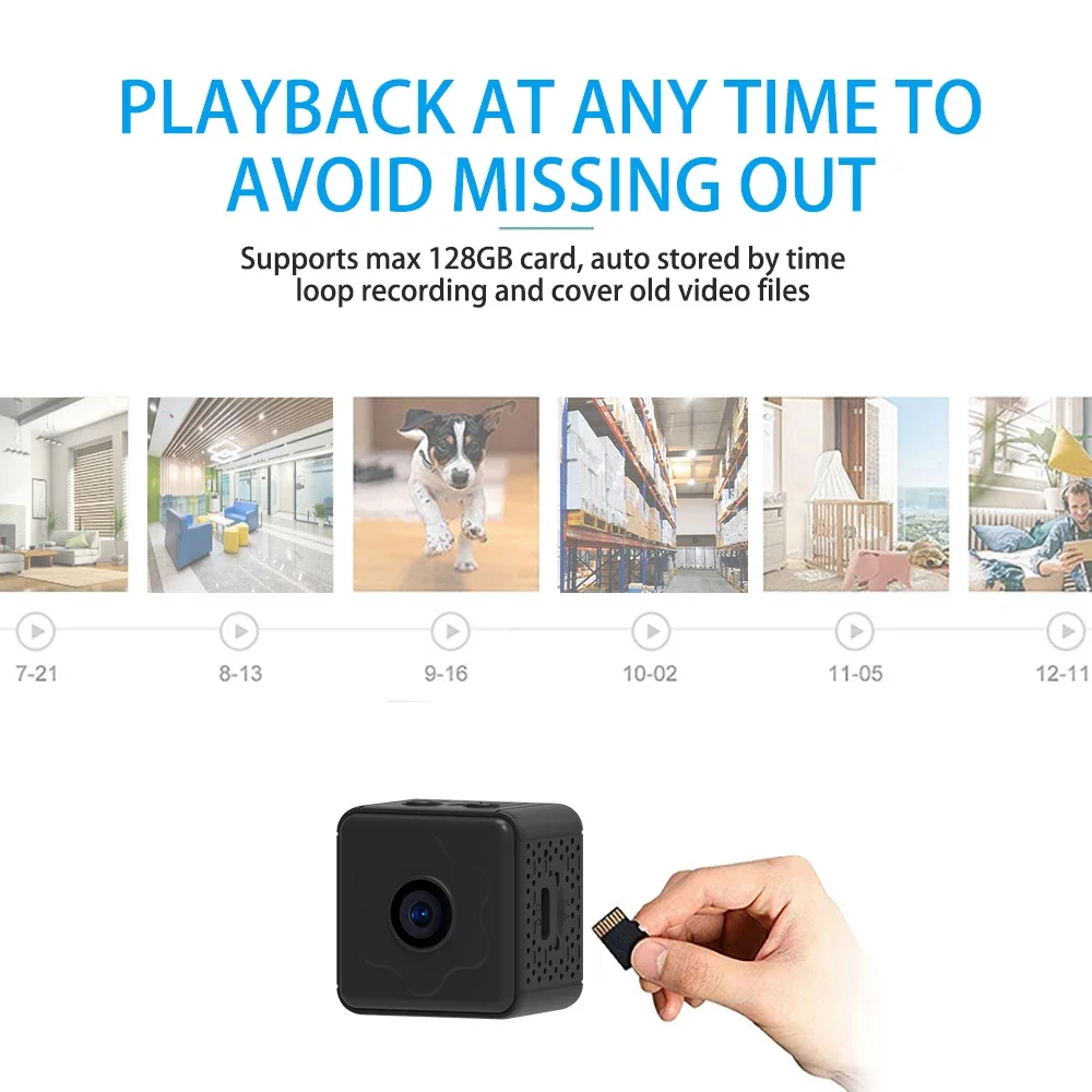 Mini Camera No need to plug in Super-long battery life digital cameras Wireless WiFi Remote Monitor Camera Tiny Home IP Camera