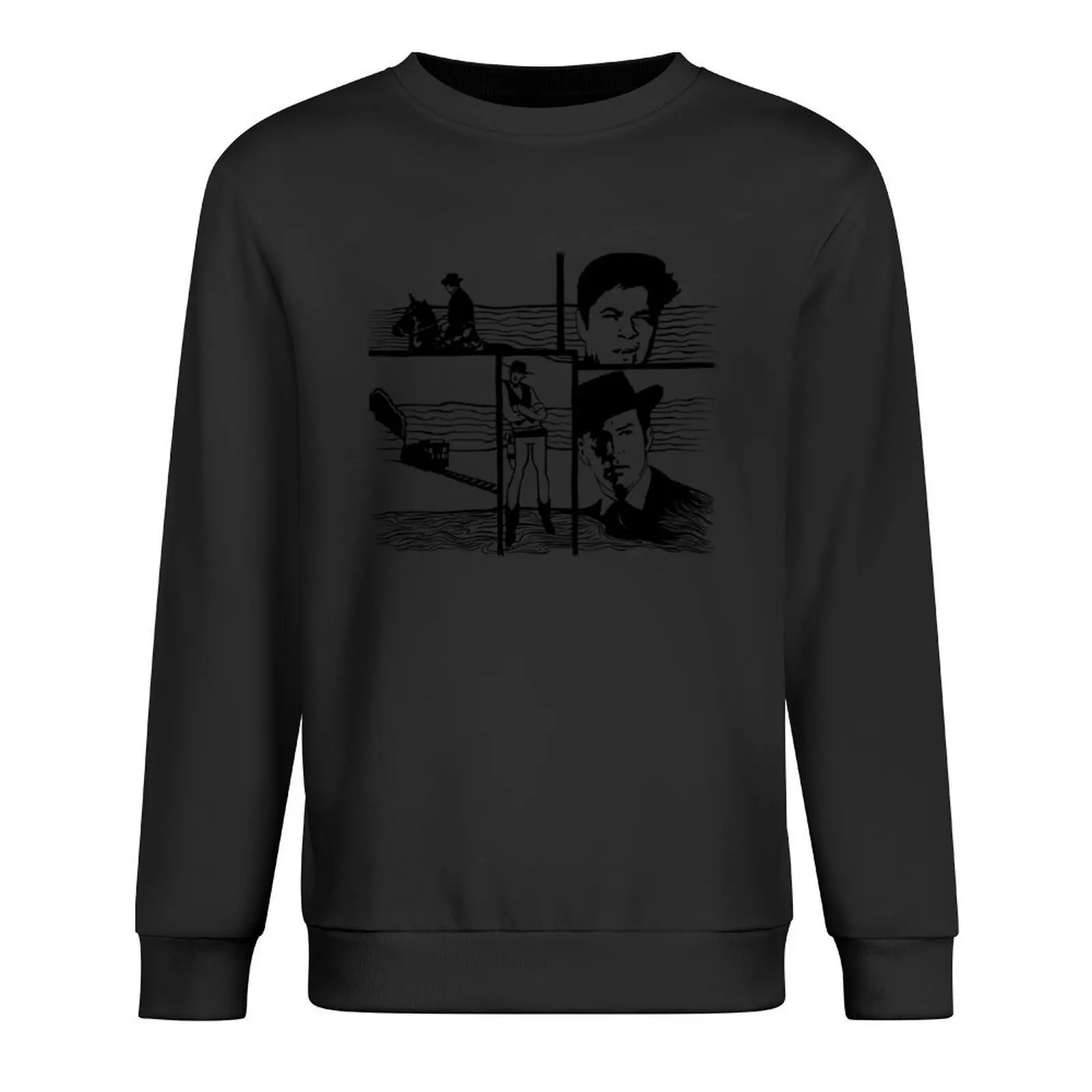 

The Wild Wild West Pullover men's clothes autumn jacket men blouse men clothes men's sweatshirts