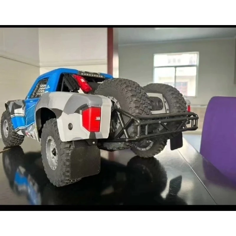 3D Printed TPU Rear Mud Flaps for LOSI SUPER BAJA REY 2.0 1/6 Scale RC Desert Truck, 2-Piece Splash Guard, No-Drill Install