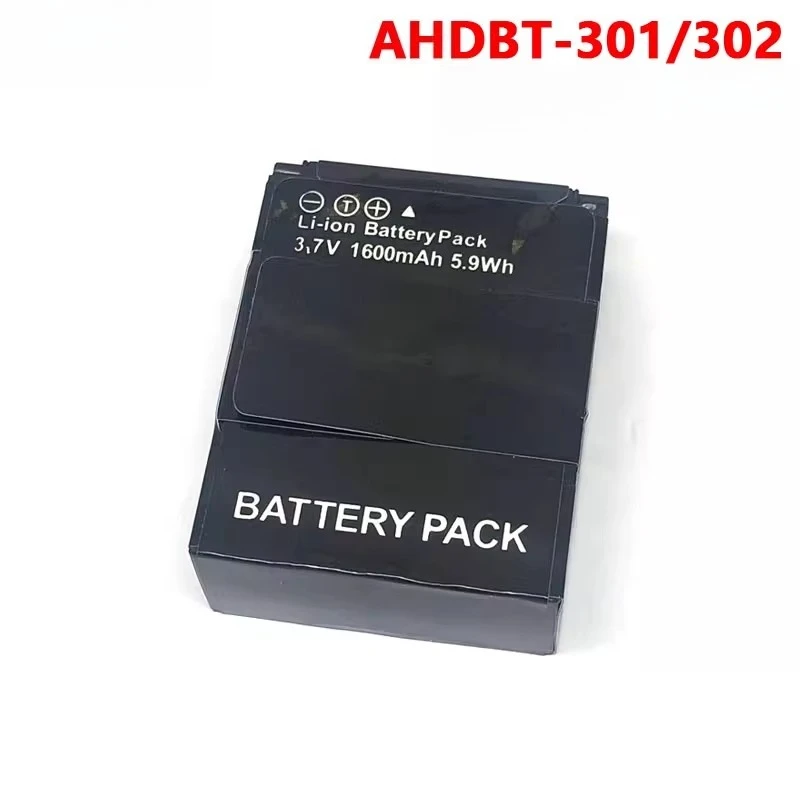 3.7V 1600mAh AHDBT-301 for Gopro Hero 3 for Go Pro Hero3+ Camera Battery