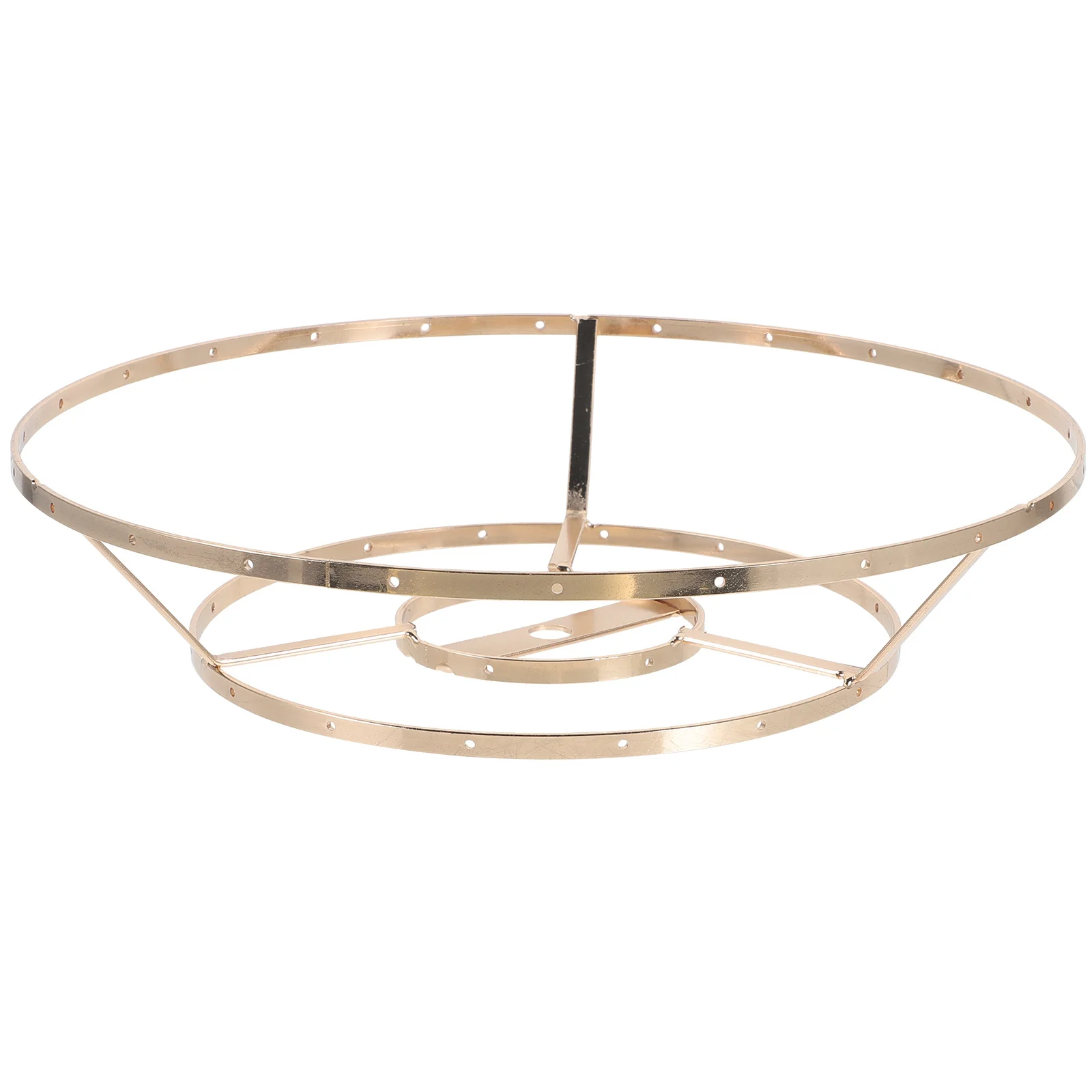 

DIY Pendant Lamp Shade Frame Iron Lampshade Holder Durable Stable DIY Lamp Frame for Home Office Cafe Bar Lighting