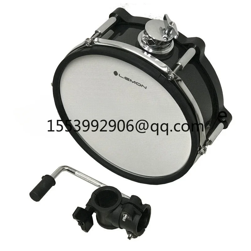 

Lemon drum pad 10" dual zone wooden mesh drum parts for electronic drum with Tom holder & Clamp