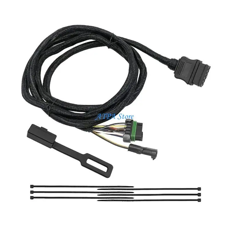 

U13C Snow Plow Light Wiring Harness 11 Pin Vehicle Side Light Wiring Harness Fit for Western SnowEx Plows