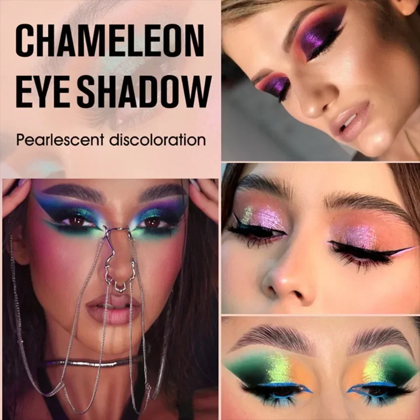 Puder do powiek 26mm Monochromatyczny Mały Kameleon Pigment Private Label Długotrwały Wodoodporny Makijaż Własne Logo Bez Okrucieństwa