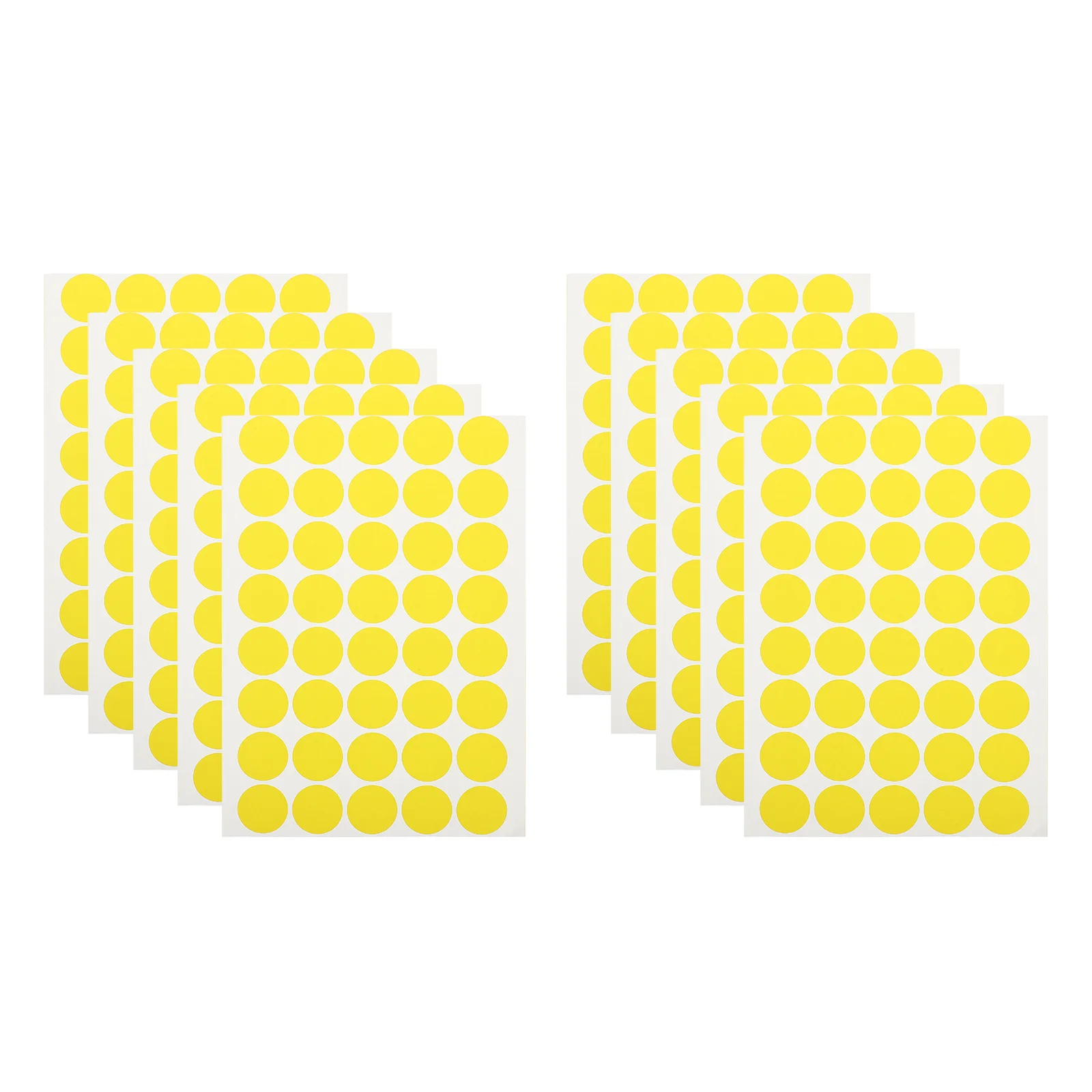 10 fogli adesivi a punti piccoli etichette adesive per codifica buste sigillanti etichette rotonde punti pennarelli per codifica circolare vendono imballaggi