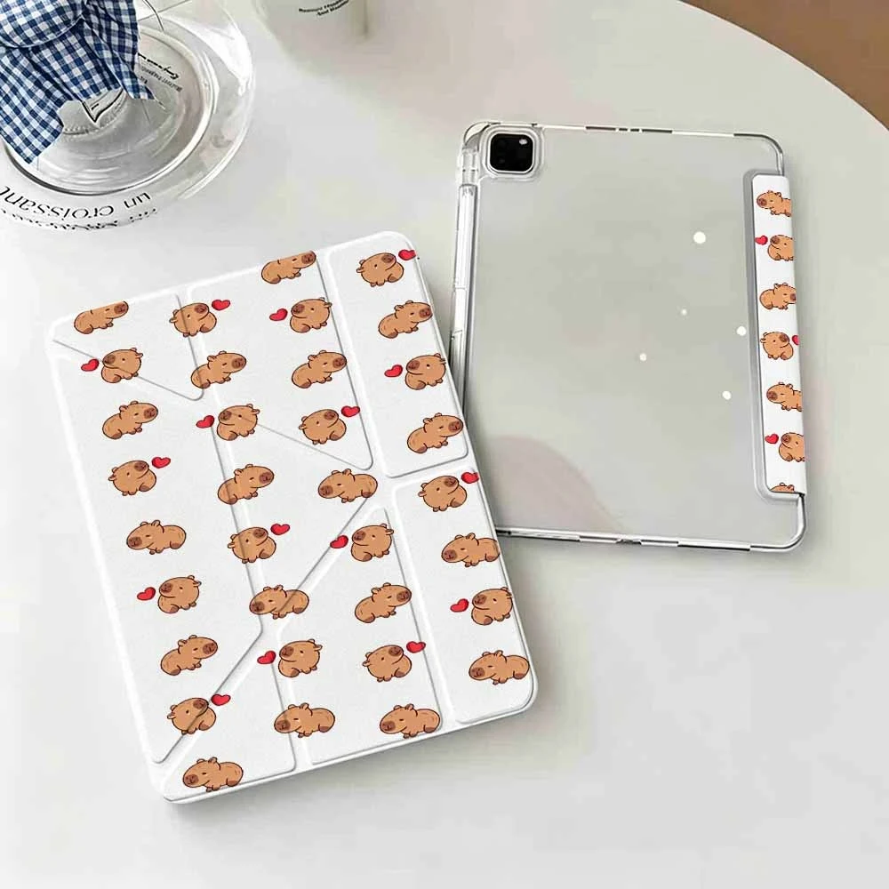 Best Seller Capybara For IPad Mini Air Pro 13 12.9 11 10.9 10.5 10.2 9.7 8.3 7.9 inch 5 6 7 8 th Pen Slot Tablet Case