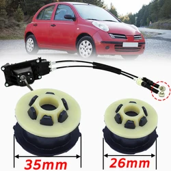 For Nissan March 2012-2021 1.6L Gear Shift Lever Cable Bushing Linkage Rubber Sleeve Connector Adapter Selector Buckle Grommet