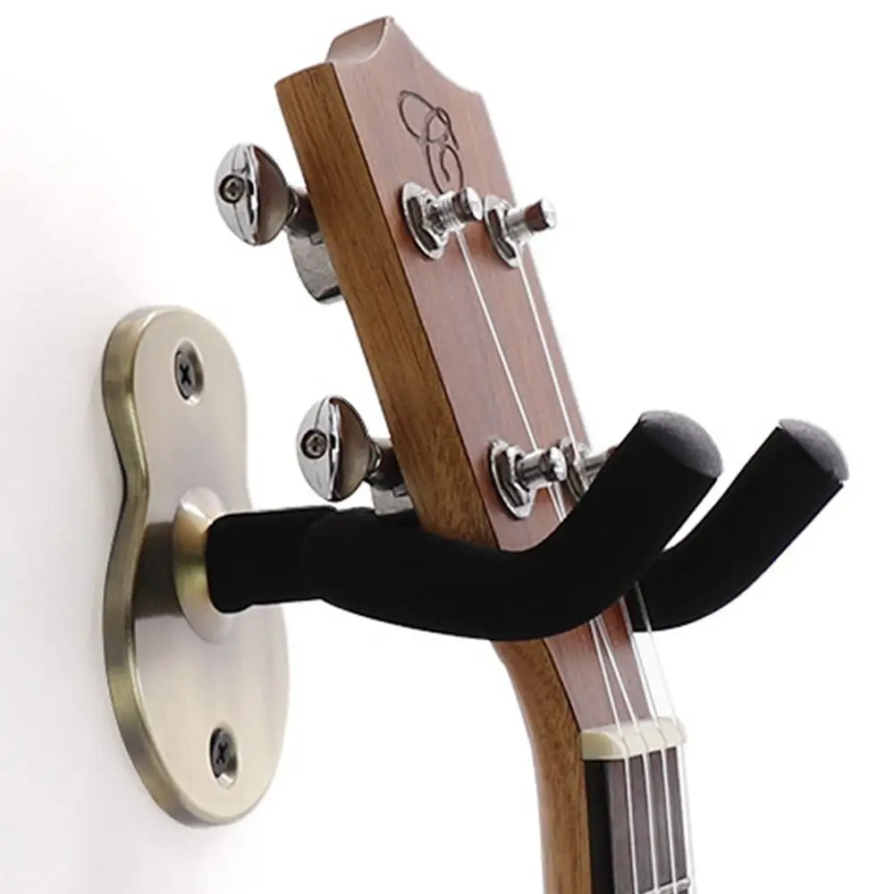 Universal Metal Guitar Hanger Hook Wall Mount Non-slip Stand Display Rack For Electric Guitar Ukulele Instrument Accessories