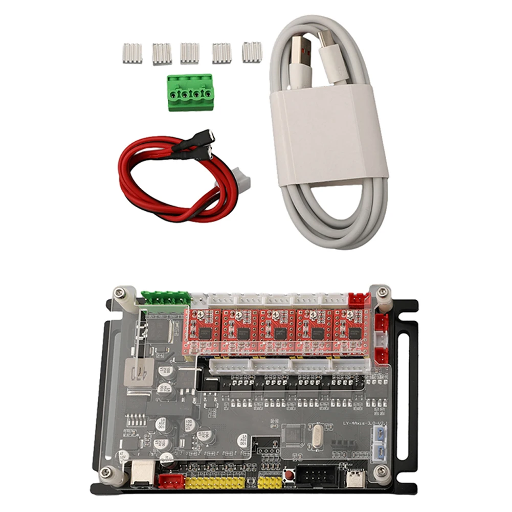 

1Set 4-axis Controller For GRBL 4-axis Stepper Motor Drive Controller For CNC Engraving And Cutting Machines Tool Accessoies