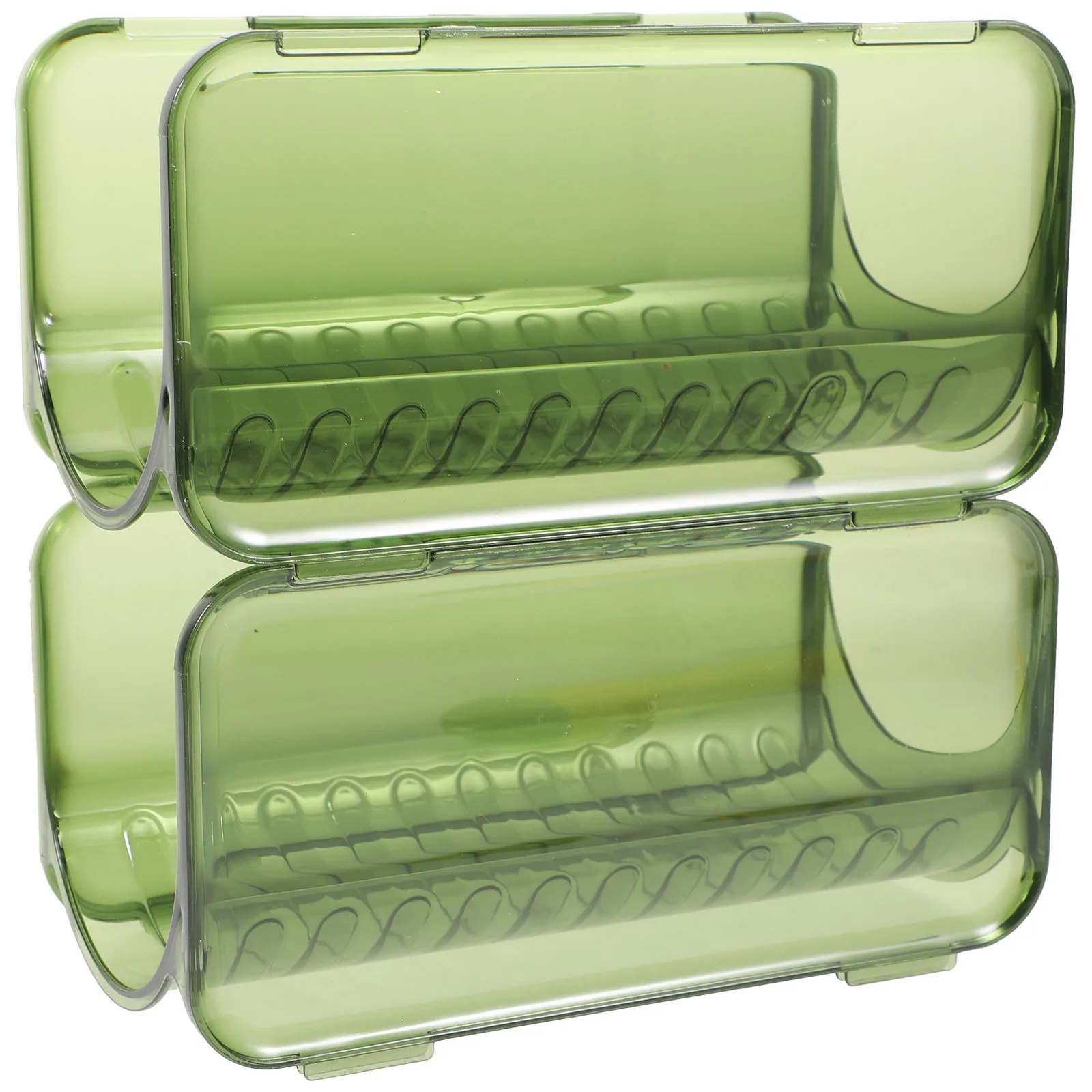 

2Pcs Stackable Plastic Water Bottle Organizer Kitchen Cabinet Storage Rack Stackable Plastic Water Bottle Organizer