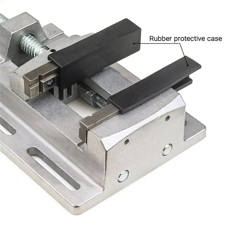 [NEWA76K!】 3 Inch Parallel Jaw Drill Press Vise Aluminum Worktable Adjustable Vice Tool Alloy Double Track Clamping Milling Mach