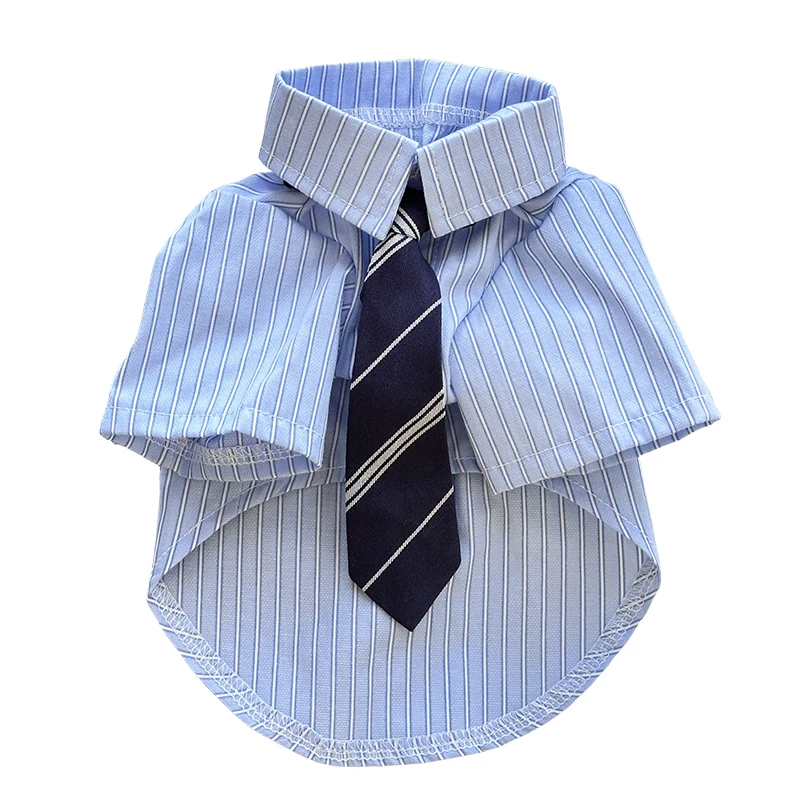 Camisa de verano para perro, corbata Yorkie, Pomerania, caniche, Schnauzer, frontera, Collie, samoyedo, Husky, Labrador, Golden Retriever, ropa para perros grandes