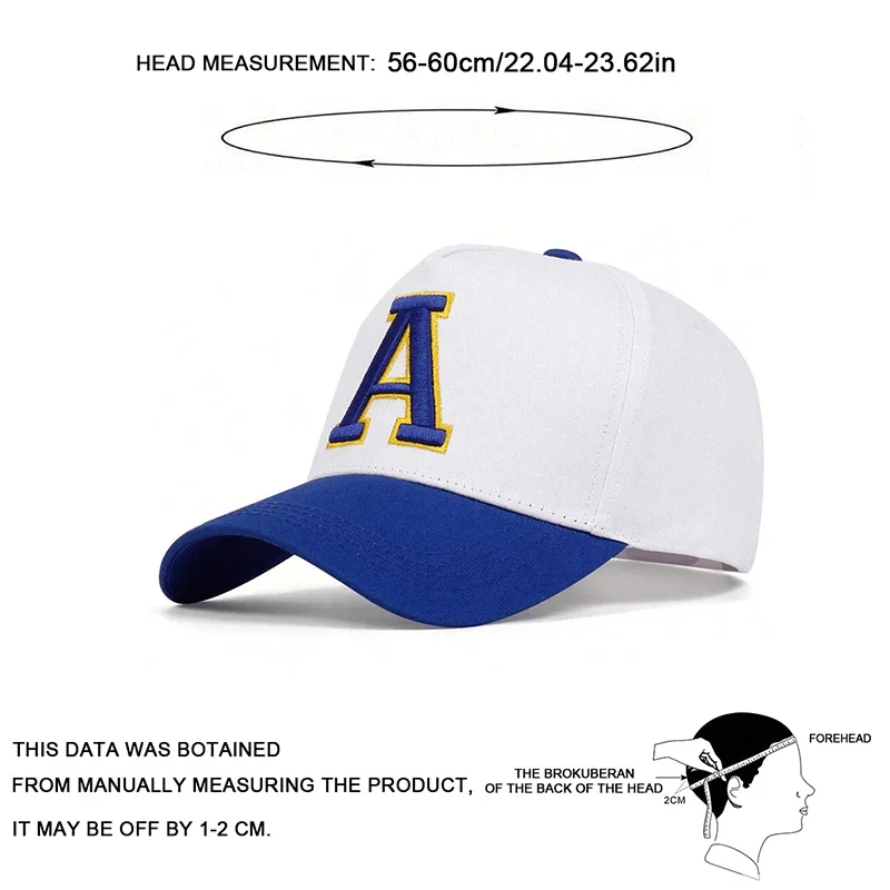 Gorras de béisbol estereoscópicas Unisex con bordado de letras, gorras informales ajustables para exteriores para primavera y otoño, gorra deportiva con protección solar