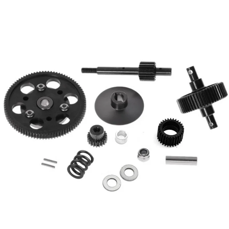 

HD Steel Drive Transmission Straight Gears Set for 1/10 RC Crawler Car Axial SCX10 Gearbox Parts