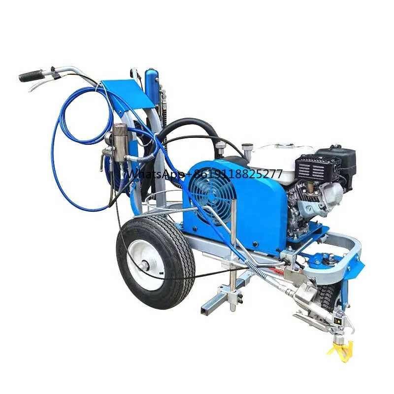 

Cold paint spraying road marking machine road line cold spray gasoline marking machine