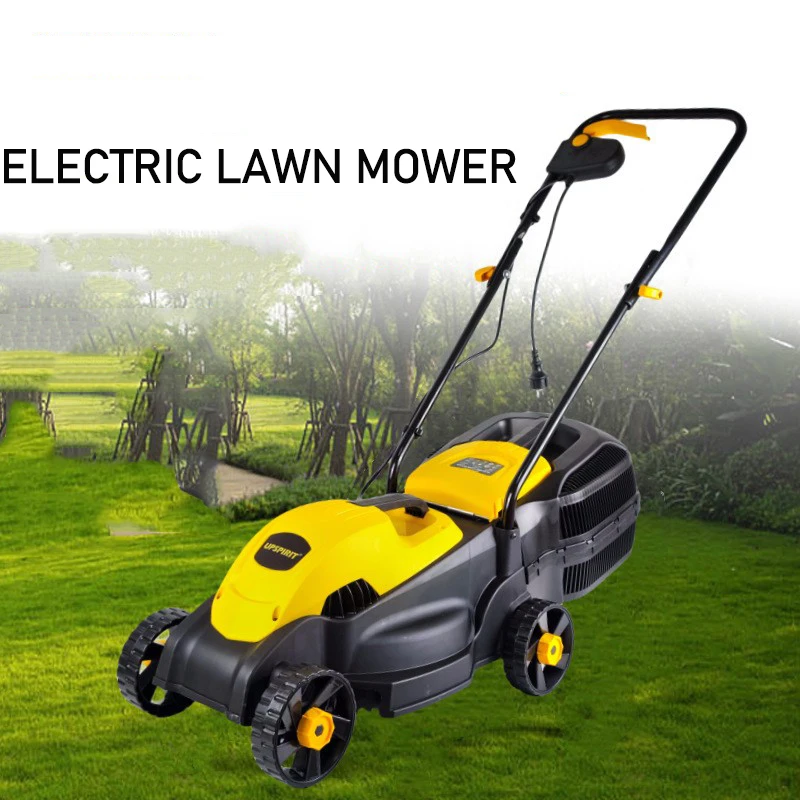 Electric lawn mower 220V weeding machine, high-power weeding machine, manual push household lawn mower image 2