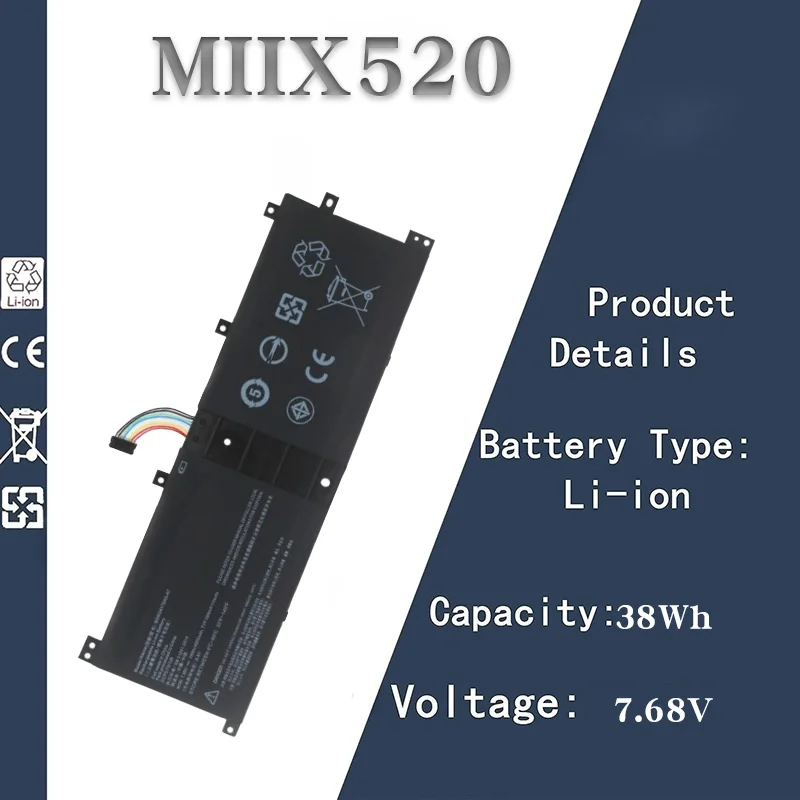 

New Lenovo Miix Battery 7.68V 38Wh - Fit 510-12ISK 525/520-12IKB BSNO4170A5-AT Laptop | Long-Lasting Notebook Supply