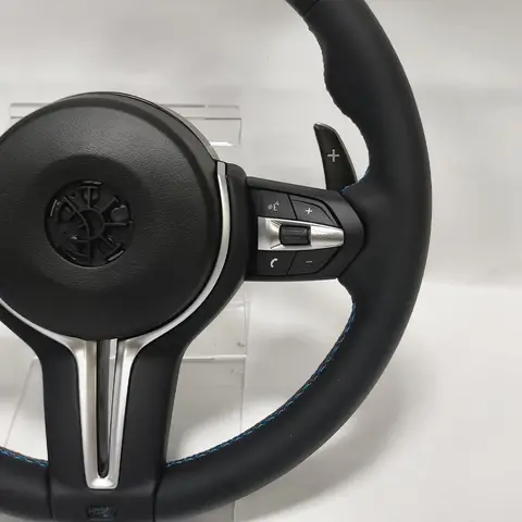 COIKA Leather Steering Wheel For BMW  F30 F20 F22 F23 F33 F34 X1 F48 F15 X3 F25 M3 F80 E90 E70 E84 M Sport Carbon Customize