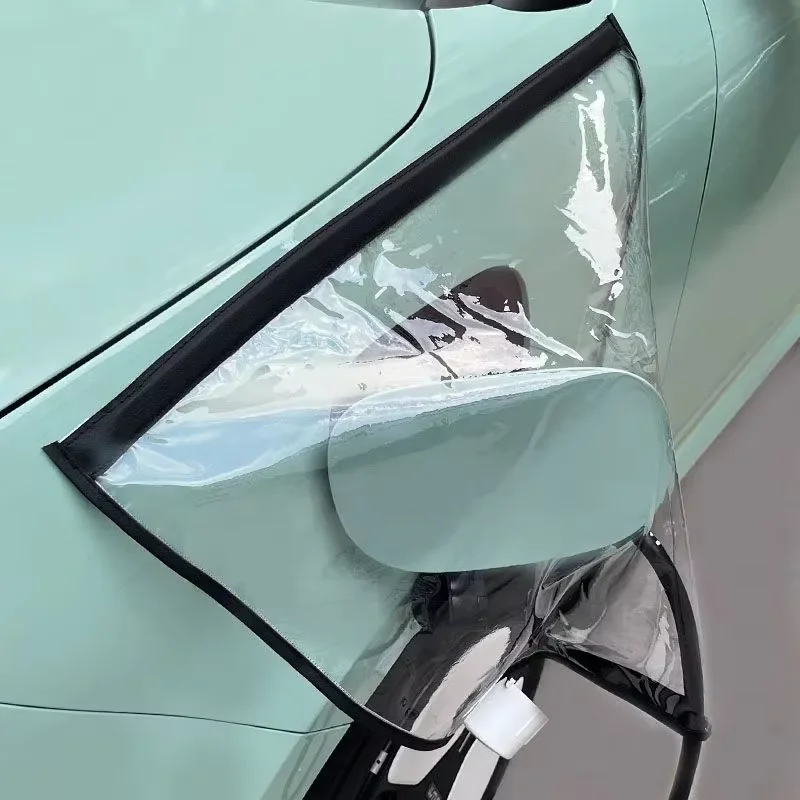 Waterproof Dustproof EV Charging Port Cover, Universal Fit for All Tesla/Nissan/Ford EV & PHEV, Anti-Snow Rain Ice Protection