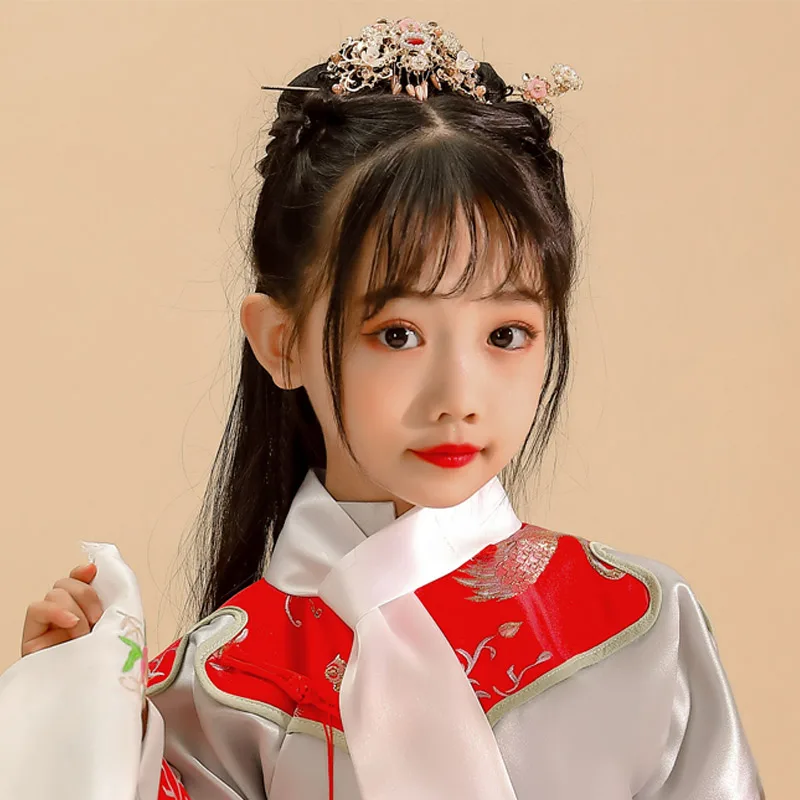 Chinese traditionele prinses kostuum meisje oude Qing-dynastie cosplay kleding oosterse nationale podiumdans outfit