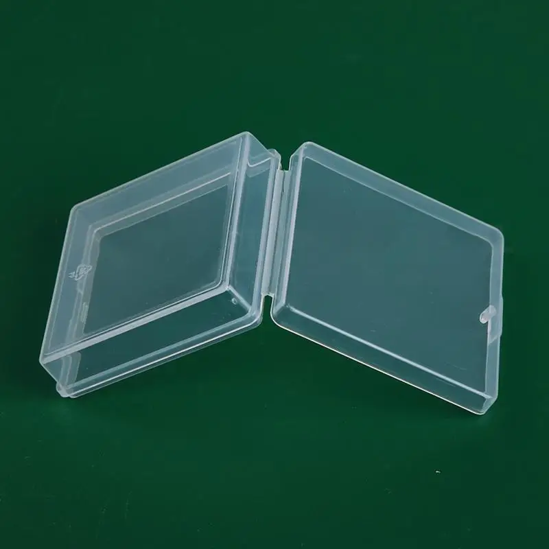 Plastic Box Rectangular Translucent Packing Box Dustproof Durable Strong Jewelry Button Sundries Storage Case Container Mini