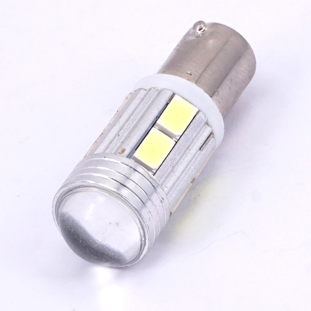 500pcs/lot White Car Bulbs BA9S Led 12V LED 5630 10 SMD 10LED Lens Interior Reading Light car styling