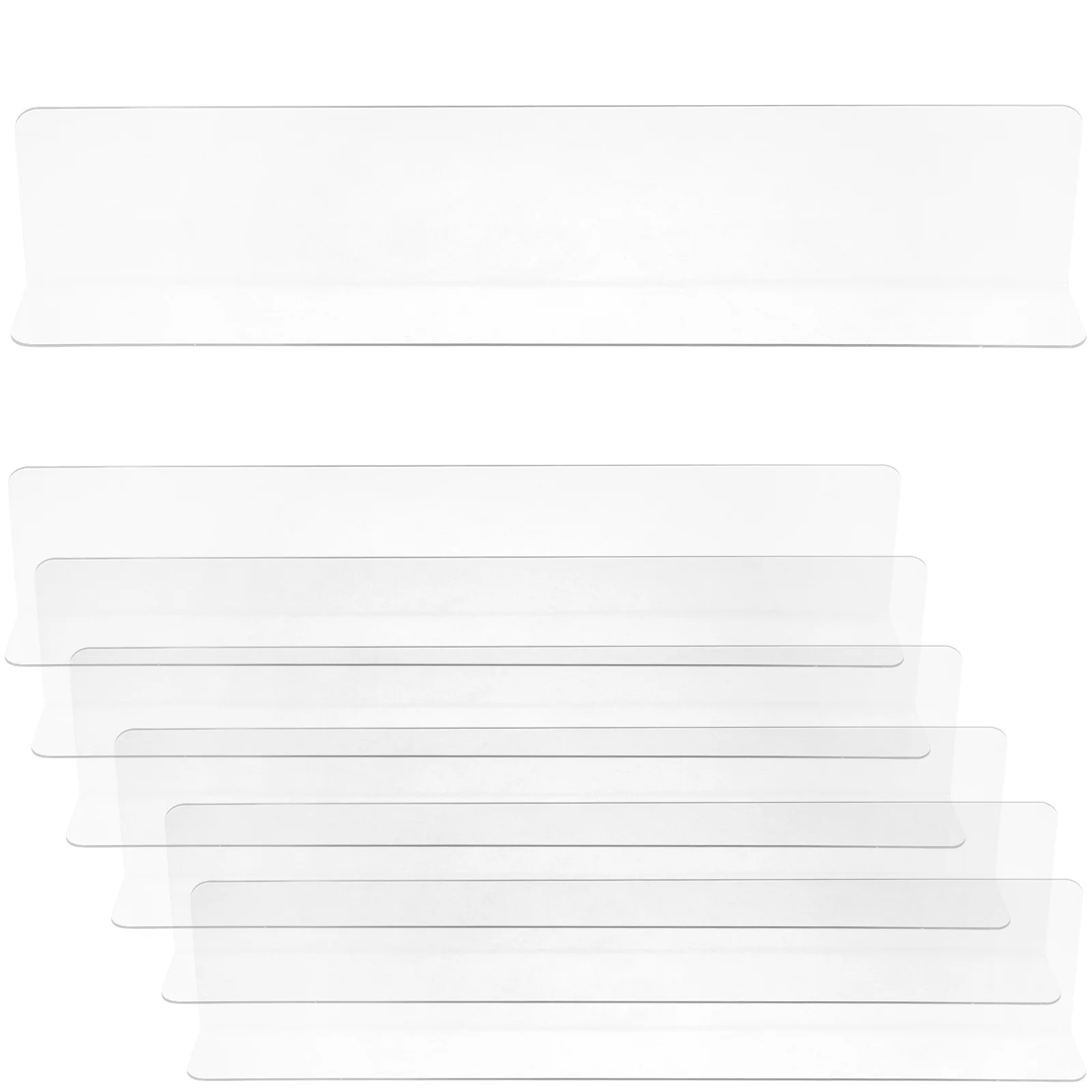 8 szt. Ochraniacze krawędzi klatki dla małych zwierząt, przezroczyste, elastyczne, z PVC, 35x7 cm, do klatek dla psów, chomików i świnek morskich