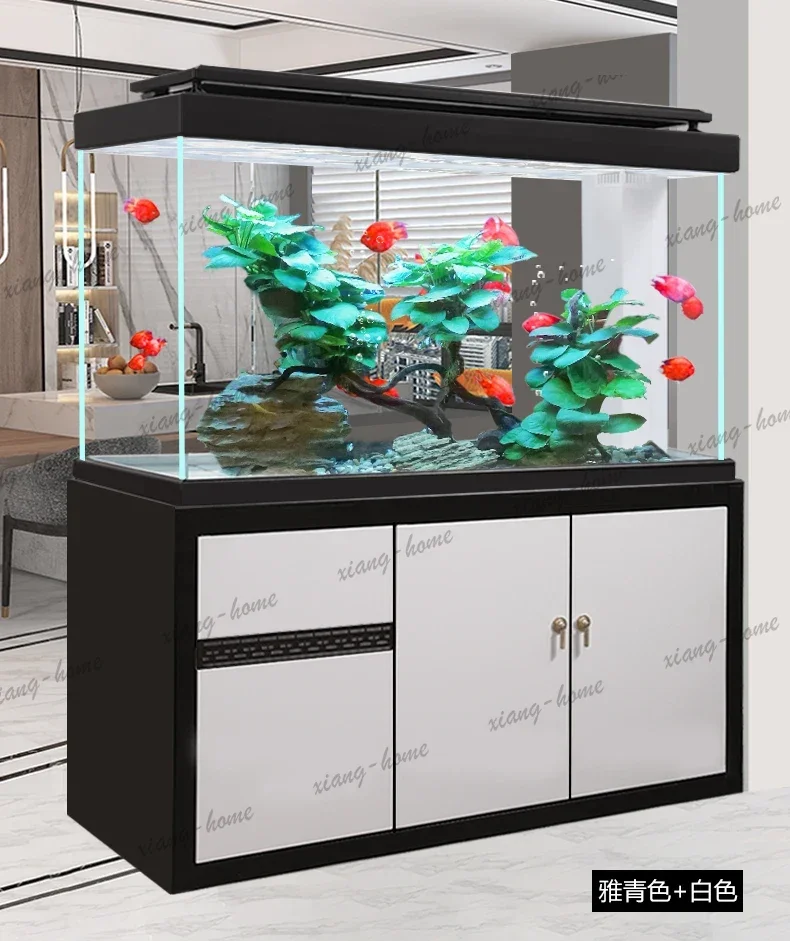 FG     floor-to-ceiling living room large household bottom filter entrance screen partition aquarium free of water change