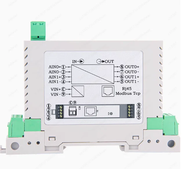 

Bidirectional thermocouple temperature acquisition module K/S/N/J/E/B coupled to RS485 modbus rtu digital display