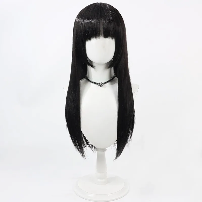 Peruka cosplay Dream Witch Kawakami Tomie Identity V Ito Junji Collaboration, czarne długie włosy, prezent na Halloween
