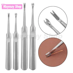 S/L U+V Shaped Leather Tools Groover Skiving Edge Bevelers Trenching Device DIY Handcraft Working Tool Wallet Crease Folded Line