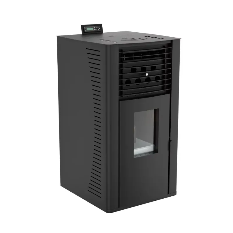 PD-80 Modern Eco-Friendly Durable Freestanding Carbon Steel Pellet Stove With  For Indoor Heating