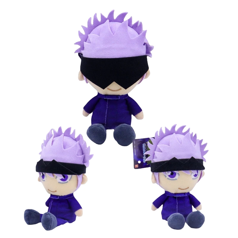 15cm Japan Anime Jujutsu Kaisen Plush Stuffed Toys Gojo Satoru Itadori Yuji Cartoon Figure Dolls Kids Birthday Gifts Xmas Decor