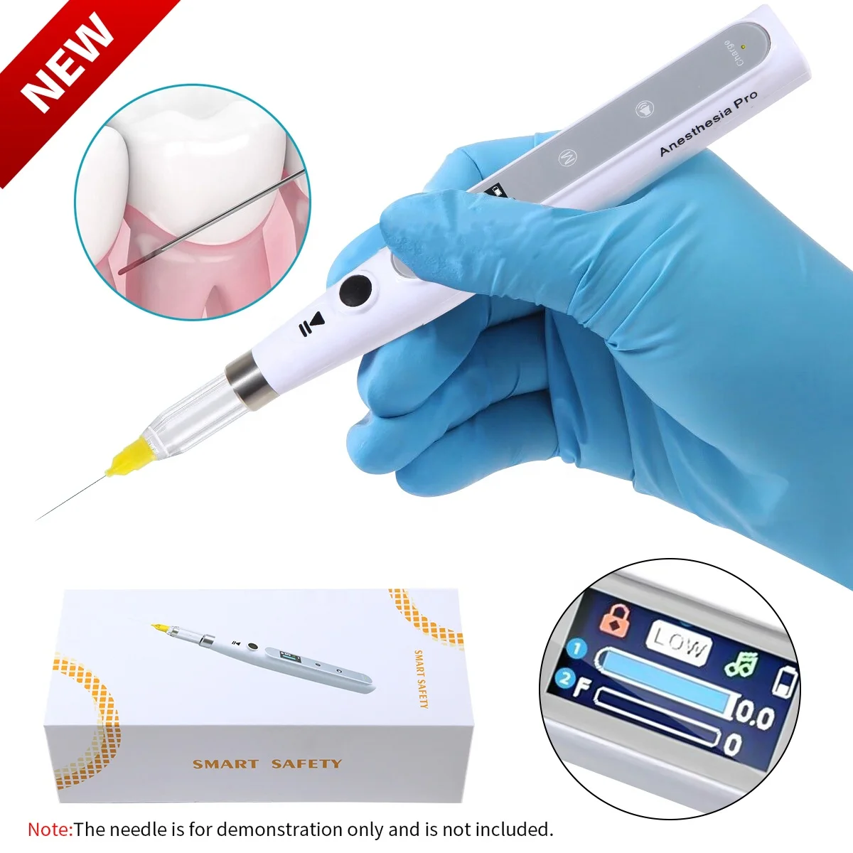 New Innovation! den tal Electric Painless Oral Local anes thesia Delivery Device inje ction Pen wood pecker Style