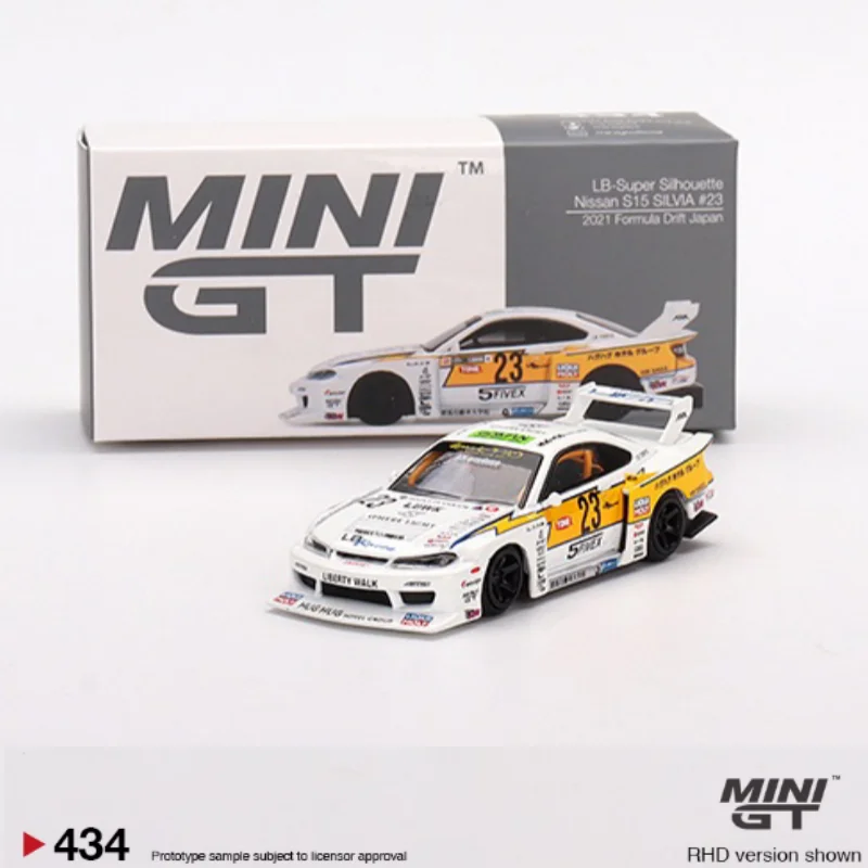 1-64-lb-s15-silvia-super-silhouette-23-434-alloy-die-cast-simulation-car-model-adult-ornaments-boys'-toys-children's-gifts