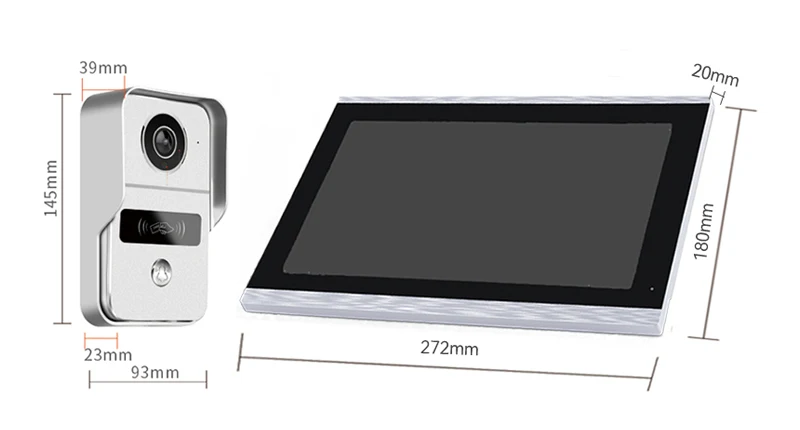 10 Inch 1080P Video Entry Doorphone Door Camera Tuya Smart Wireless Wifi Video APartment Intercom System With Home Intercom Kit