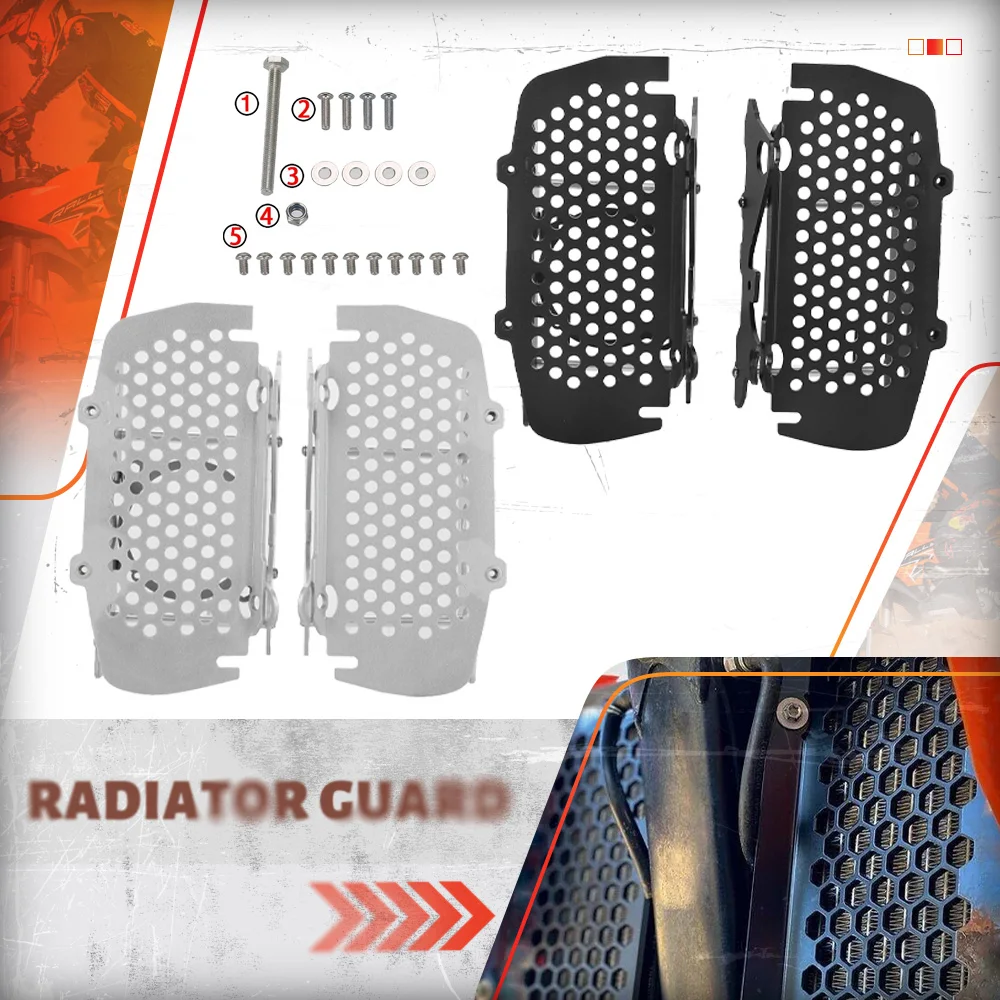 

2024 NEW Radiator Grille Guard Grill Cover Protector FOR GASGAS For Husqvarna TE TX TC FE FX FC For EXC XC XCW TPI 2T/4T SX SX-F