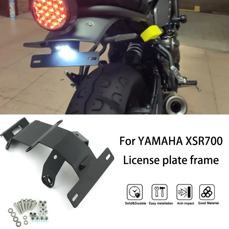 MTKRACING For YAMAHA XSR700 2015-2024 License Plate Holder Rear Tail Frame Fender Eliminator Bracket