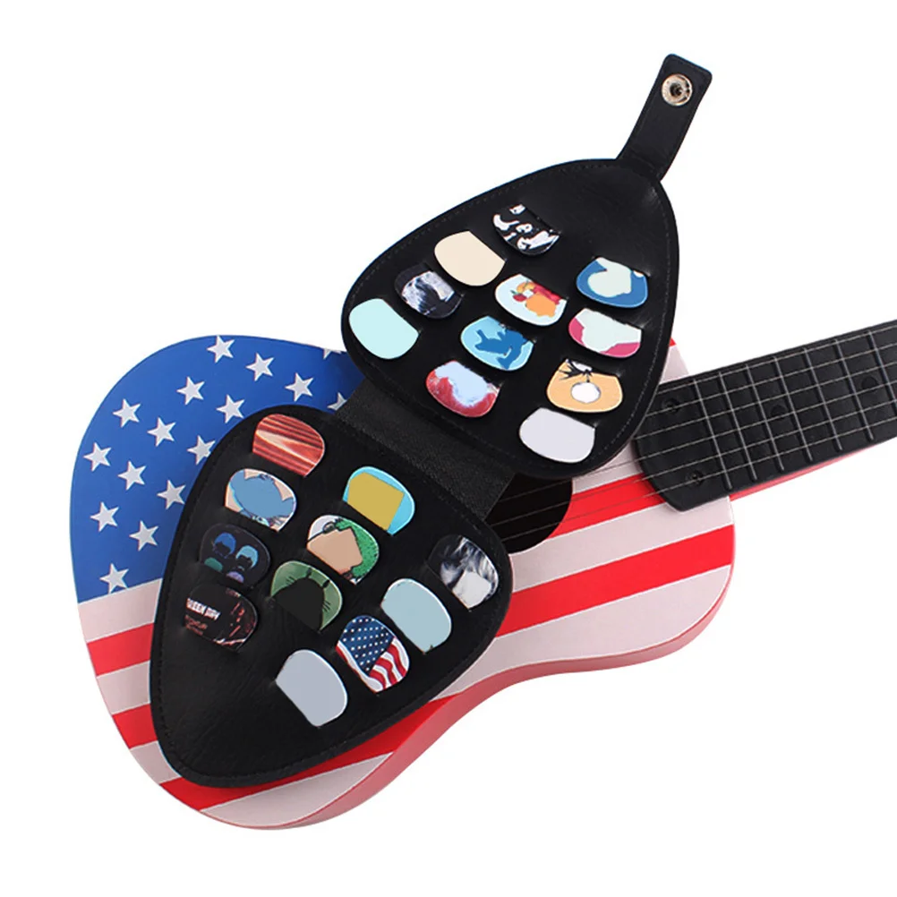 

Guitar Pick Holder Case Picks Bag Accessories Ukulele Storage for Musical Instruments