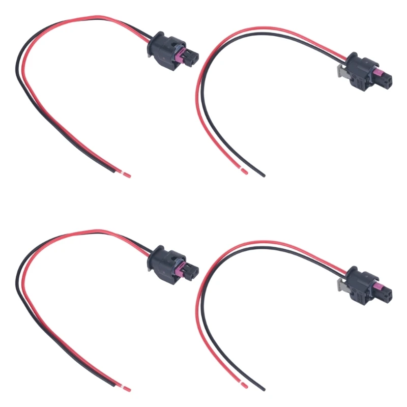 242A Side Marker Light Connector Plug, Splice In Wire Lead Pigtail Repair Set with Locking Plastic Housing, Metal Terminal