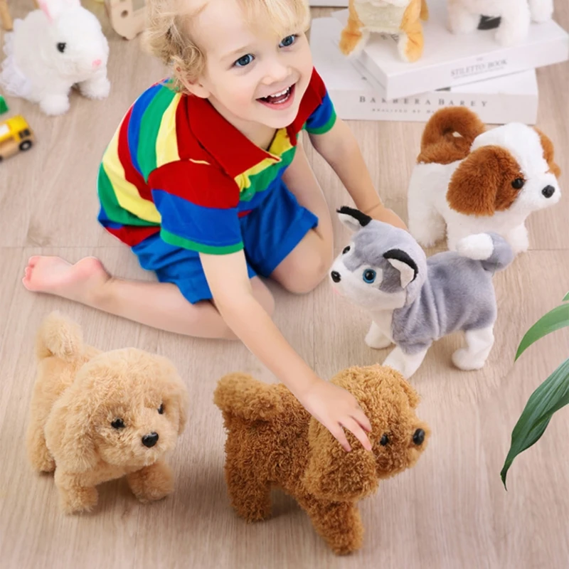 Super Toddler Wagging Tail Barking And Nodding Electric Toy Puppy