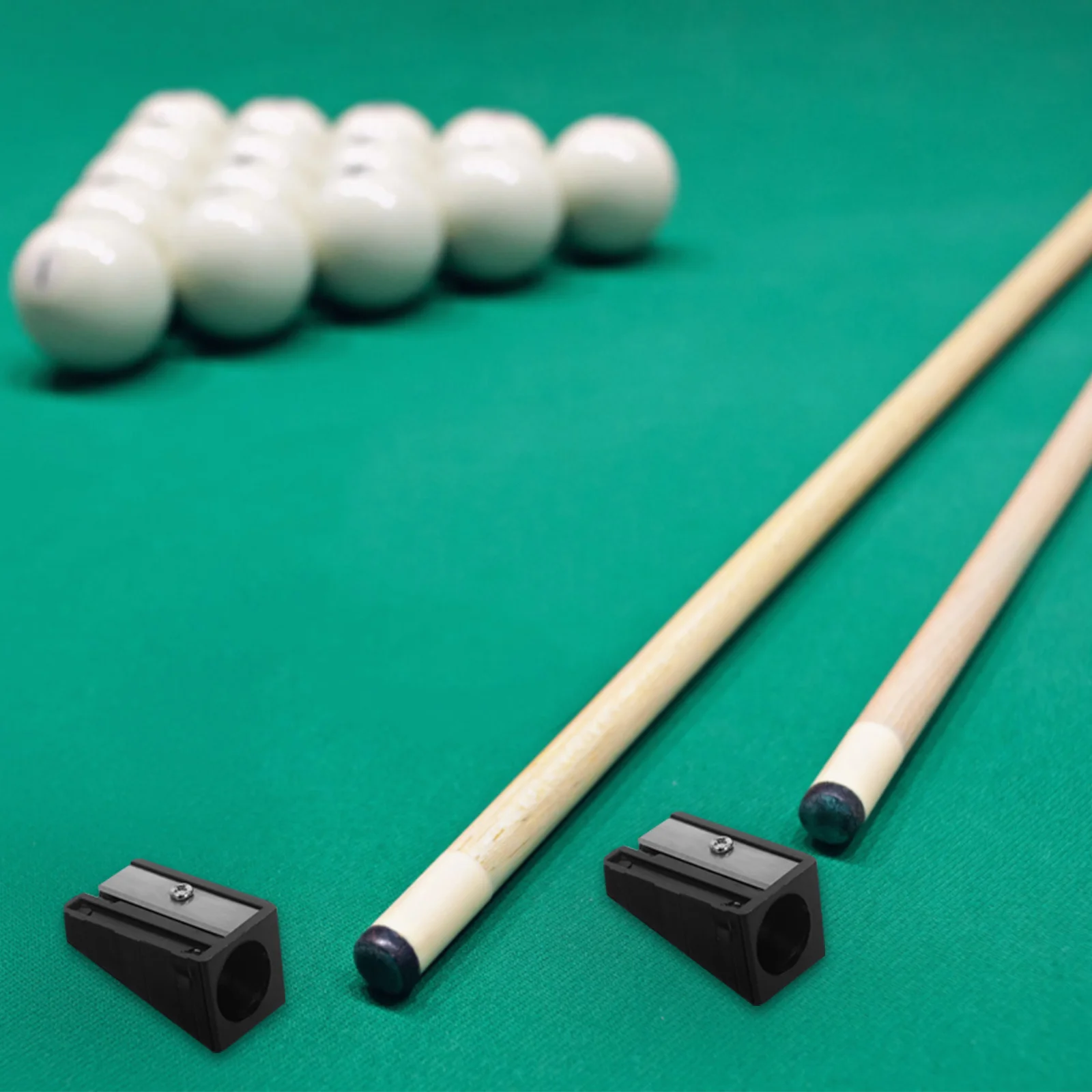 

1Pair Billiard Cue Tip Trimmer Tool Repair Pool Cue Shaper Tool for Stable Accurate Shots Home Entertainment Tournament