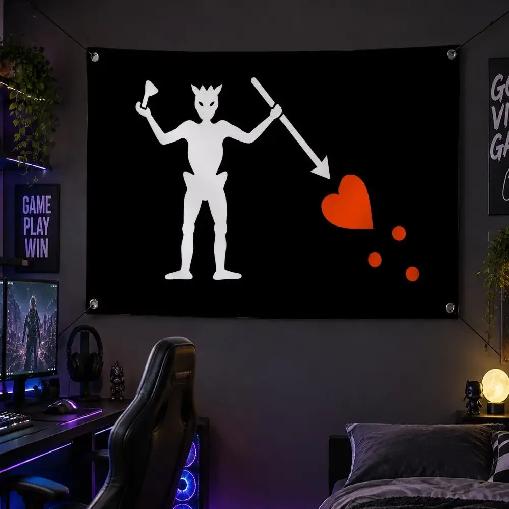 Military P-Pirate Forward Observations Flags Banner Decor for Bedroom,Garden,Party,Club,Gaming Room,Garage Fan Gift