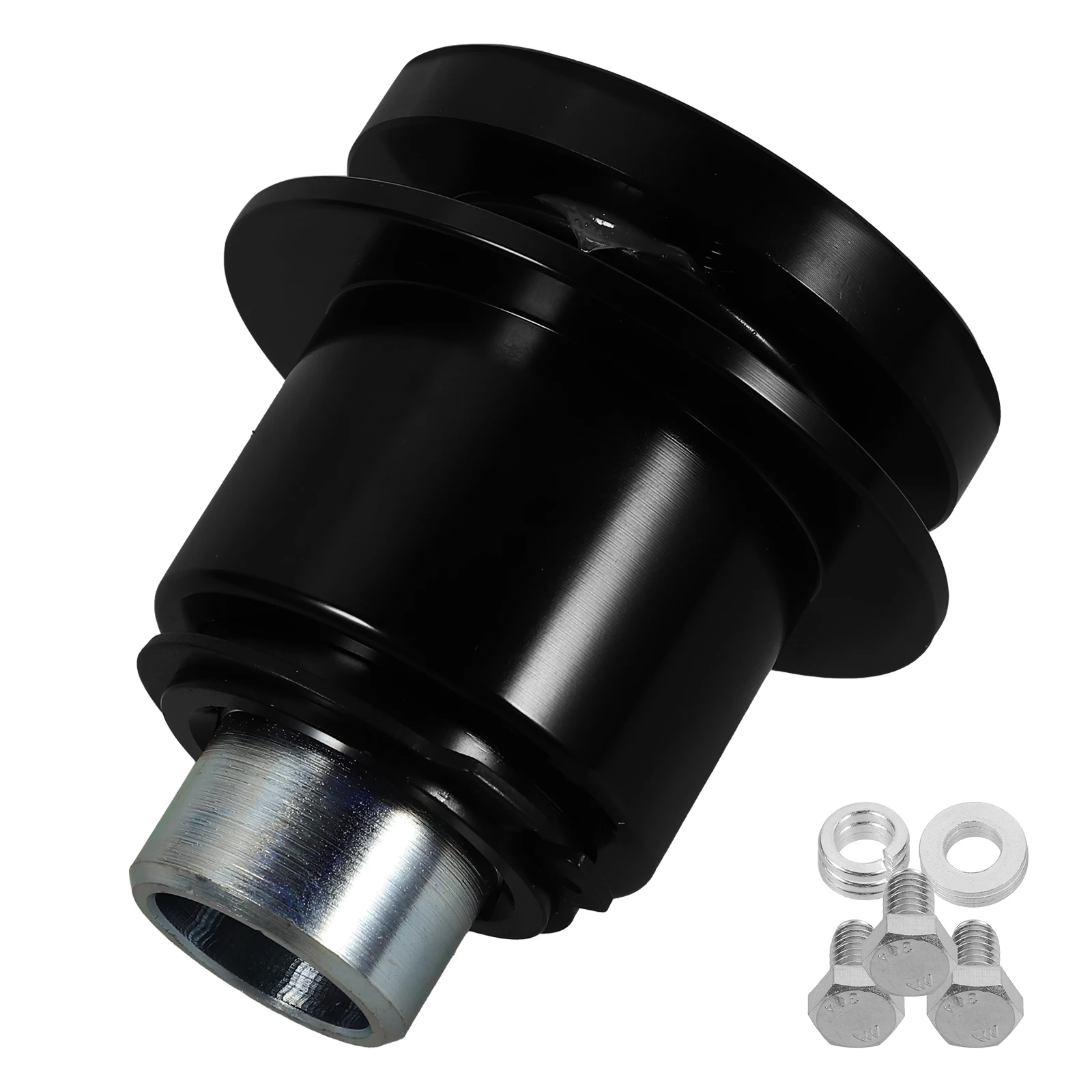 

Steering Wheel Quick Release Degree Rotation Aluminum Alloy Universal Adapter Car Steering Wheel Disassembly Easy