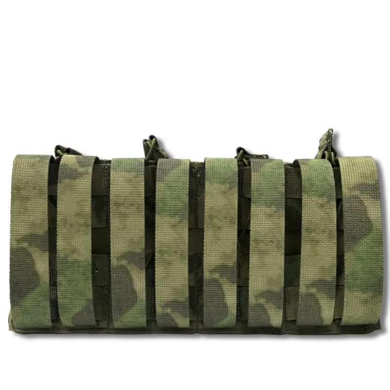 Quadruple Magazine Bag Mc Green Ruins Camouflage Outdoor Equipment Bag Tactical Vest Molle Sub Bag